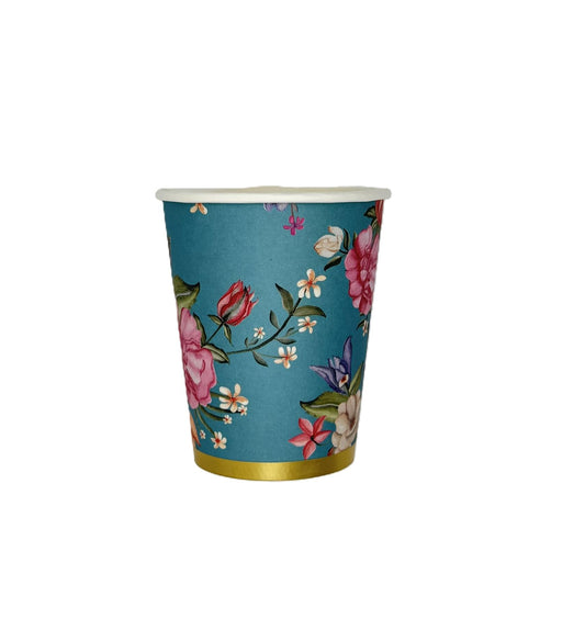 Blossom Soiree Paper Cups – Set of 8